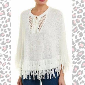 LILLY Pulitzer White Poncho NEW XSmall